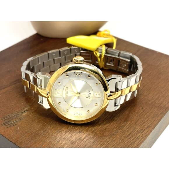 Invicta Women's Watch 29147 Angel 34mm Two Tone Stainless Steel Quartz - Picture 10 of 15